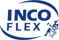 Logo commerciale di INCOFLEX, utensili abrasivi di alta qualità: resina, ceramica e diamante, appartenente all'azienda TECHNIFLEX Sp. z o.o.